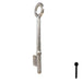 Uncut Key Blank | Bit | 9B Flat Steel-Bit-Tubular-Key Ilco