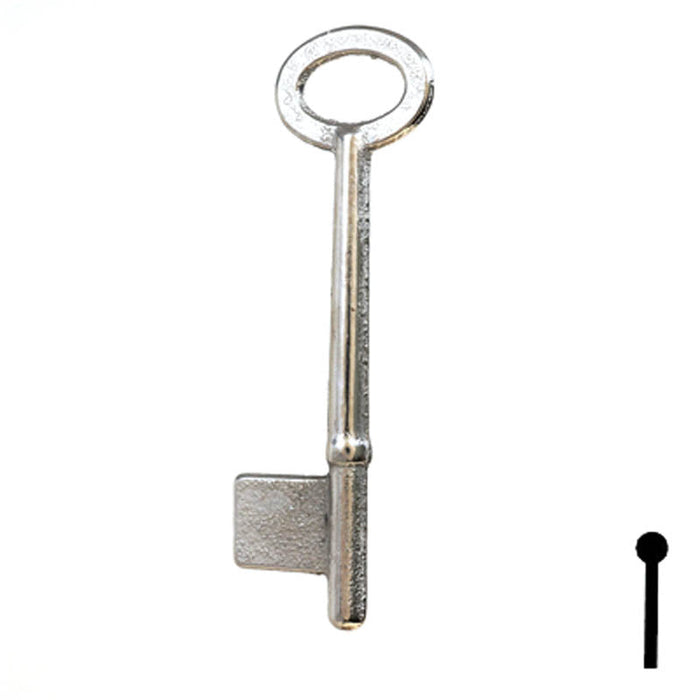 Uncut Key Blank | Bit | 9B Flat Steel-Bit-Tubular-Key Ilco