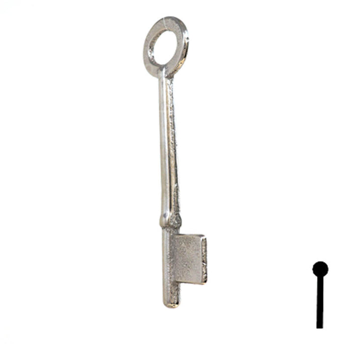 Uncut Key Blank | Bit | 9B Flat Steel-Bit-Tubular-Key Ilco