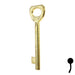 Uncut Key Blank | Bit | BD135 Flat Steel-Bit-Tubular-Key Framon Manufacturing Company, Inc