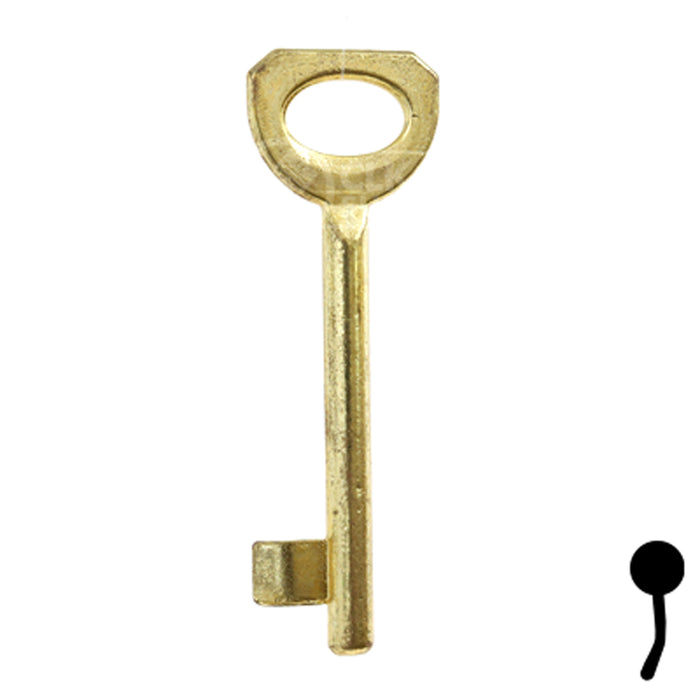 Uncut Key Blank | Bit | BD135 Flat Steel-Bit-Tubular-Key Framon Manufacturing Company, Inc