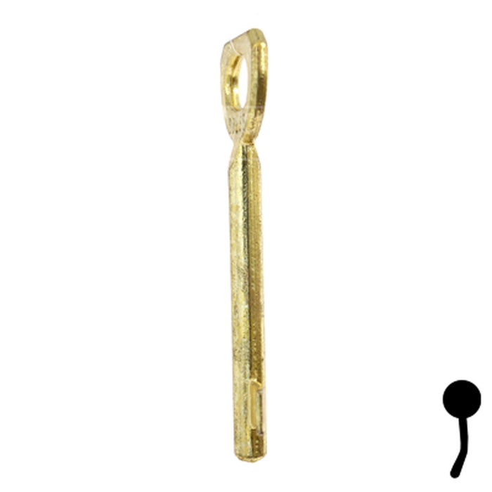 Uncut Key Blank | Bit | BD135 Flat Steel-Bit-Tubular-Key Framon Manufacturing Company, Inc