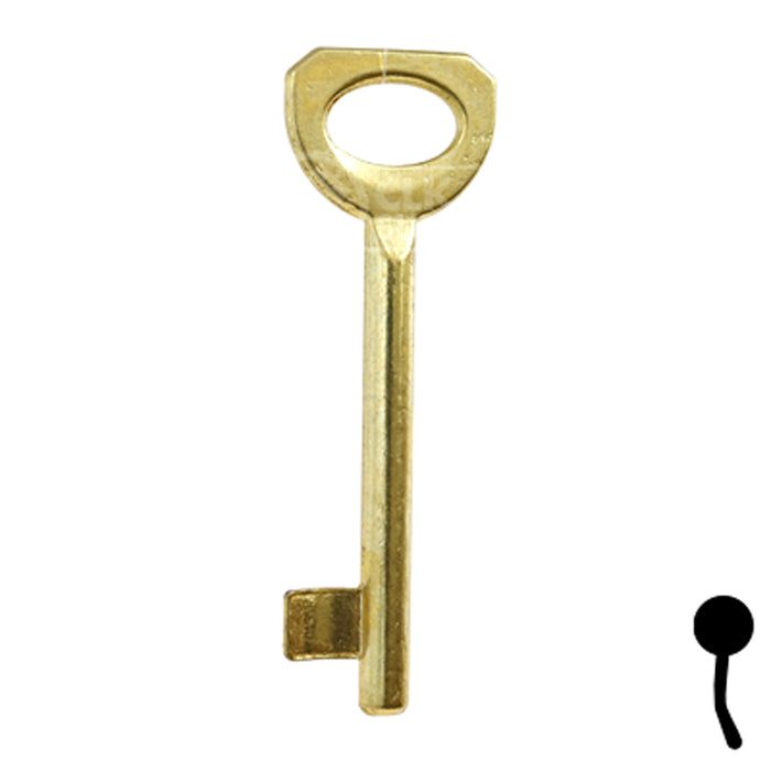 Uncut Key Blank | Bit | BD136 Flat Steel-Bit-Tubular-Key Framon Manufacturing Company, Inc