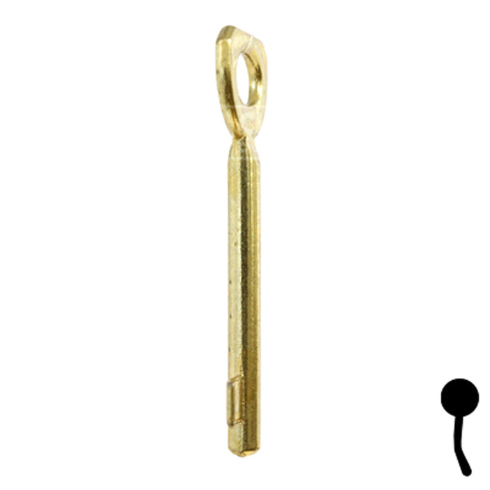 Uncut Key Blank | Bit | BD136 Flat Steel-Bit-Tubular-Key Framon Manufacturing Company, Inc