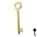 Uncut Key Blank | Bit | BD136 Flat Steel-Bit-Tubular-Key Framon Manufacturing Company, Inc