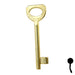 Uncut Key Blank | Bit | BD136 Flat Steel-Bit-Tubular-Key Framon Manufacturing Company, Inc