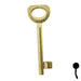 Uncut Key Blank | Bit | BD136 Flat Steel-Bit-Tubular-Key Framon Manufacturing Company, Inc