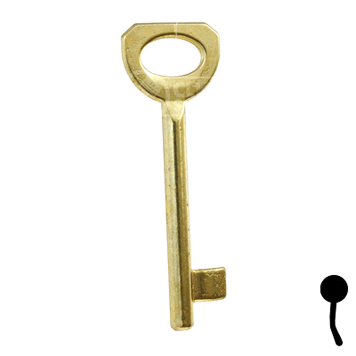 Uncut Key Blank | Bit | BD136 Flat Steel-Bit-Tubular-Key Framon Manufacturing Company, Inc