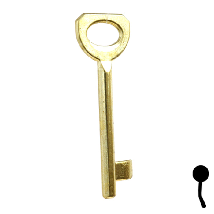 Uncut Key Blank | Bit | BD136 Flat Steel-Bit-Tubular-Key Framon Manufacturing Company, Inc