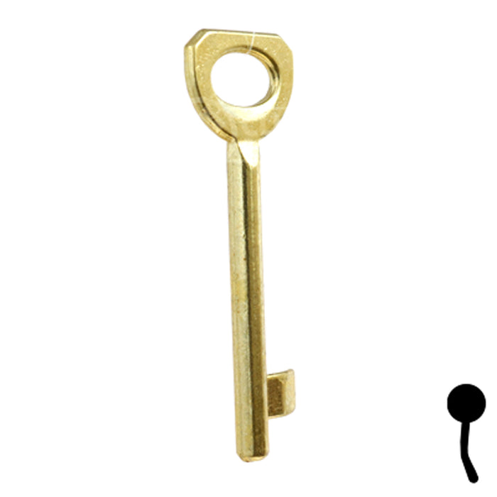 Uncut Key Blank | Bit | BD136 Flat Steel-Bit-Tubular-Key Framon Manufacturing Company, Inc