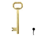 Uncut Key Blank | Bit | BD137 Flat Steel-Bit-Tubular-Key Framon Manufacturing Company, Inc