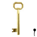 Uncut Key Blank | Bit | BD137 Flat Steel-Bit-Tubular-Key Framon Manufacturing Company, Inc