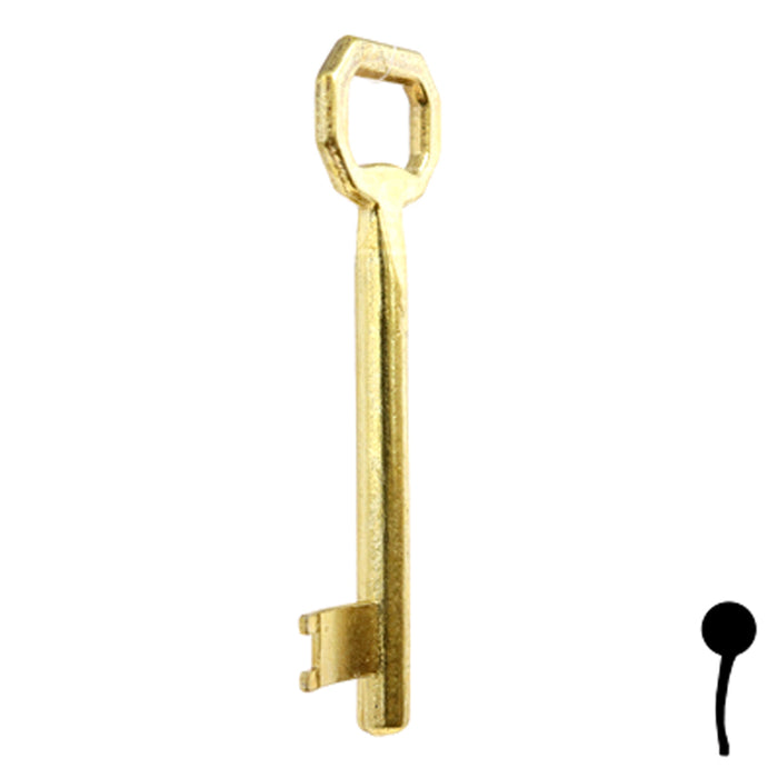 Uncut Key Blank | Bit | BD137 Flat Steel-Bit-Tubular-Key Framon Manufacturing Company, Inc