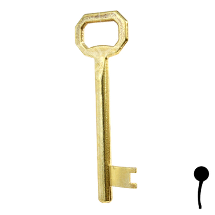 Uncut Key Blank | Bit | BD137 Flat Steel-Bit-Tubular-Key Framon Manufacturing Company, Inc