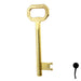 Uncut Key Blank | Bit | BD137 Flat Steel-Bit-Tubular-Key Framon Manufacturing Company, Inc