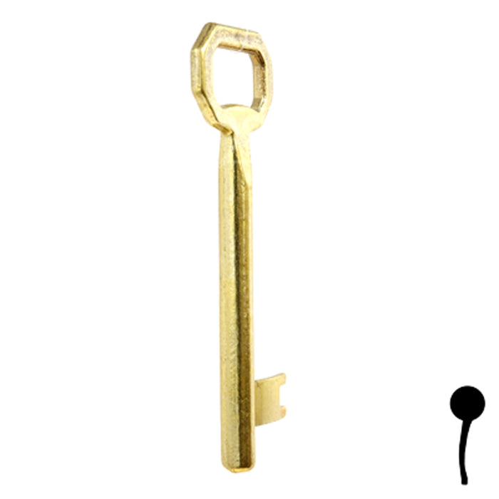 Uncut Key Blank | Bit | BD137 Flat Steel-Bit-Tubular-Key Framon Manufacturing Company, Inc