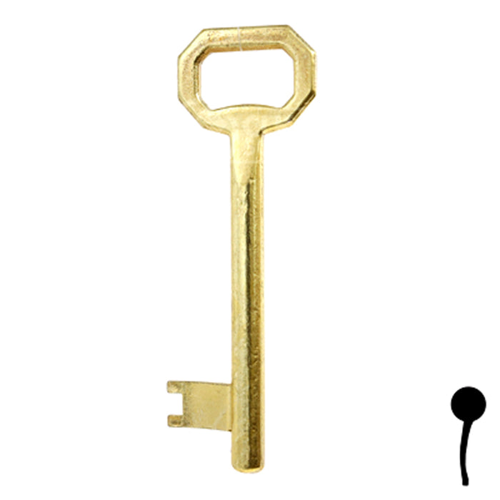 Uncut Key Blank | Bit | BD137 Flat Steel-Bit-Tubular-Key Framon Manufacturing Company, Inc