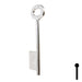 Uncut Key Blank | Bit | BD144 Flat Steel-Bit-Tubular-Key Framon Manufacturing Company, Inc