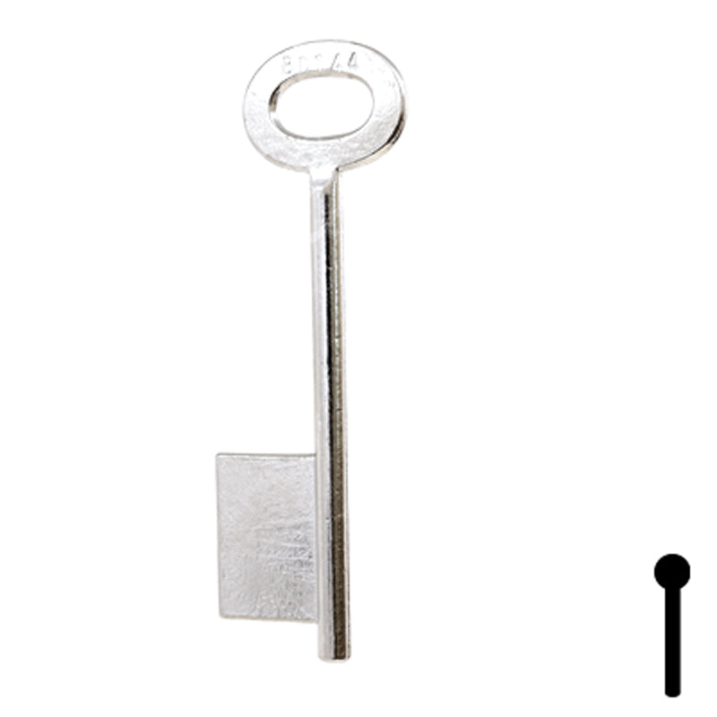 Uncut Key Blank | Bit | BD144 Flat Steel-Bit-Tubular-Key Framon Manufacturing Company, Inc