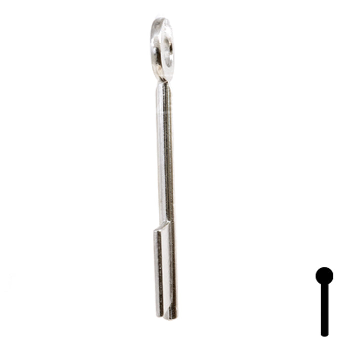 Uncut Key Blank | Bit | BD144 Flat Steel-Bit-Tubular-Key Framon Manufacturing Company, Inc