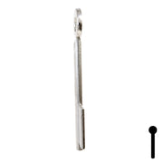 Uncut Key Blank | Bit | BD144 Flat Steel-Bit-Tubular-Key Framon Manufacturing Company, Inc