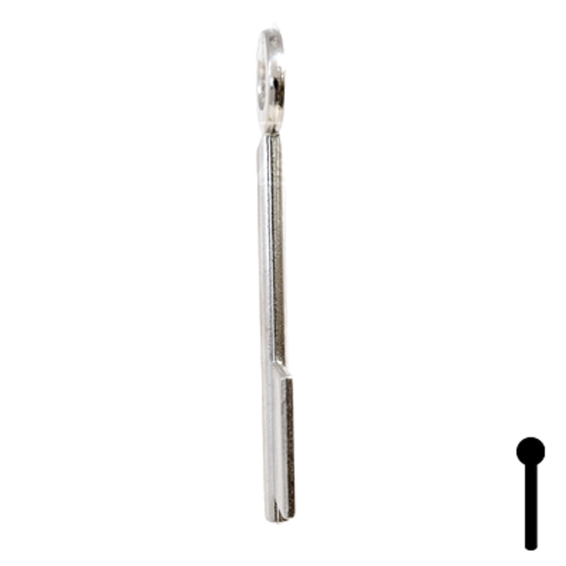 Uncut Key Blank | Bit | BD144 Flat Steel-Bit-Tubular-Key Framon Manufacturing Company, Inc