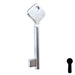 Uncut Key Blank | Bit | BD205 Flat Steel-Bit-Tubular-Key Framon Manufacturing Company, Inc