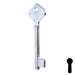 Uncut Key Blank | Bit | BD205 Flat Steel-Bit-Tubular-Key Framon Manufacturing Company, Inc