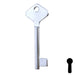 Uncut Key Blank | Bit | BD205 Flat Steel-Bit-Tubular-Key Framon Manufacturing Company, Inc