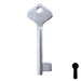 Uncut Key Blank | Bit | BD205 Flat Steel-Bit-Tubular-Key Framon Manufacturing Company, Inc