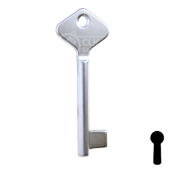 Uncut Key Blank | Bit | BD205 Flat Steel-Bit-Tubular-Key Framon Manufacturing Company, Inc