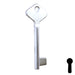 Uncut Key Blank | Bit | BD205 Flat Steel-Bit-Tubular-Key Framon Manufacturing Company, Inc