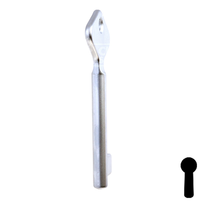 Uncut Key Blank | Bit | BD205 Flat Steel-Bit-Tubular-Key Framon Manufacturing Company, Inc