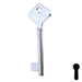 Uncut Key Blank | Bit | BD205 Flat Steel-Bit-Tubular-Key Framon Manufacturing Company, Inc