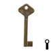 Uncut Key Blank | Bit | BD206 Flat Steel-Bit-Tubular-Key Framon Manufacturing Company, Inc