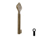 Uncut Key Blank | Bit | BD206 Flat Steel-Bit-Tubular-Key Framon Manufacturing Company, Inc