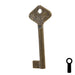 Uncut Key Blank | Bit | BD206 Flat Steel-Bit-Tubular-Key Framon Manufacturing Company, Inc