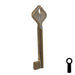 Uncut Key Blank | Bit | BD206 Flat Steel-Bit-Tubular-Key Framon Manufacturing Company, Inc