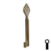 Uncut Key Blank | Bit | BD206 Flat Steel-Bit-Tubular-Key Framon Manufacturing Company, Inc