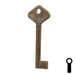 Uncut Key Blank | Bit | BD206 Flat Steel-Bit-Tubular-Key Framon Manufacturing Company, Inc