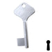 Uncut Key Blank | Bit | BD207 Flat Steel-Bit-Tubular-Key Framon Manufacturing Company, Inc