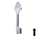 Uncut Key Blank | Bit | BD207 Flat Steel-Bit-Tubular-Key Framon Manufacturing Company, Inc