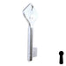 Uncut Key Blank | Bit | BD207 Flat Steel-Bit-Tubular-Key Framon Manufacturing Company, Inc