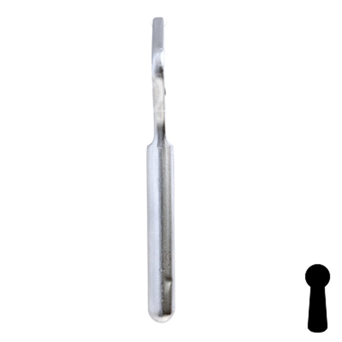 Uncut Key Blank | Bit | BD207 Flat Steel-Bit-Tubular-Key Framon Manufacturing Company, Inc