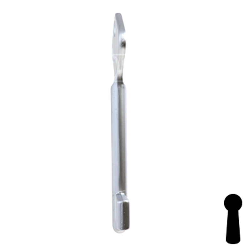 Uncut Key Blank | Bit | BD208 Flat Steel-Bit-Tubular-Key Framon Manufacturing Company, Inc