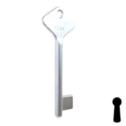 Uncut Key Blank | Bit | BD208 Flat Steel-Bit-Tubular-Key Framon Manufacturing Company, Inc