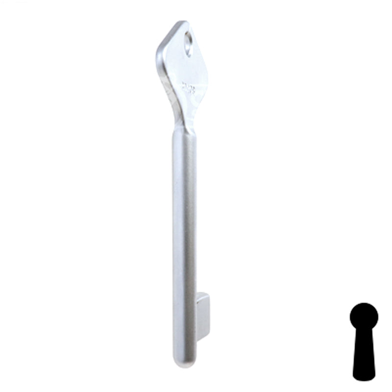 Uncut Key Blank | Bit | BD208 Flat Steel-Bit-Tubular-Key Framon Manufacturing Company, Inc
