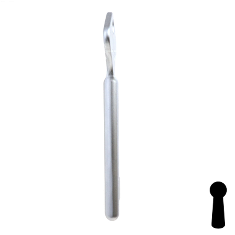 Uncut Key Blank | Bit | BD208 Flat Steel-Bit-Tubular-Key Framon Manufacturing Company, Inc
