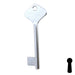 Uncut Key Blank | Bit | BD208 Flat Steel-Bit-Tubular-Key Framon Manufacturing Company, Inc