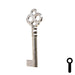 Uncut Key Blank | Bit Key | 21B Flat Steel-Bit-Tubular-Key Ilco